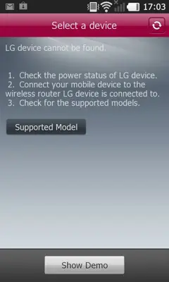 LG AV Remote 2 android App screenshot 1